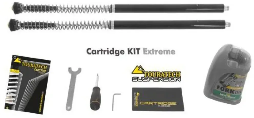 Touratech Ducati Desertx From 2021 Extreme Gabel-upgrade-kit - Black - One Size
