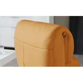 HIMOLLA Relaxsessel 7628 Leder 83 x 107 x 88 cm Gelb mit Relax-Funktion