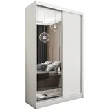 masseno Schwebetürenschrank PATRIZIA 120 x 216 x 61 cm Weiß
