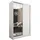 masseno Schwebetürenschrank PATRIZIA 120 x 216 x 61 cm Weiß