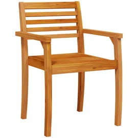 vidaXL Gartenstuhl 59 x 55 x 85 cm braun 4 St.