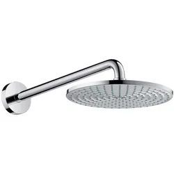 hansgrohe Raindance S Kopfbrause 240mm 1jet 8l/min EcoSmart mit Brausearm 390mm, Chrom 27461000