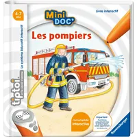 Ravensburger - tiptoi® – Interaktives Buch – Mini Doc' Feuerwehrleute – elektronisches Lernspiel, ohne Display – ab 4 Jahren – französische Version – 00 156
