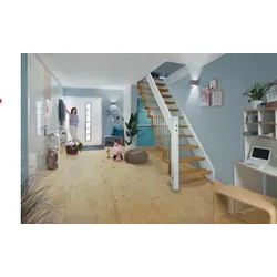 OSMO Holzboden Fichte 21 x 137 A-Sortierung 355 cm gehobelt unbehandelt VE: 5 St.