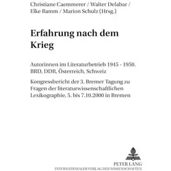 Erfahrung nach dem Krieg