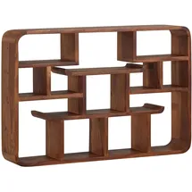 Wohnling Wandregal 80 x 15 x 55 cm Rosenholz