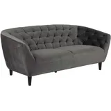 Actona Sofa Ria Stoff Dark Grey 3-Sitzer