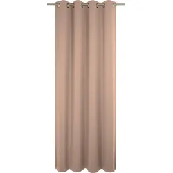 Vorhang ADAM "Uni Light Collection" Gr. 2, beige, B:145cm H:175cm, Baumwolle (Bio-Baumwolle), Gardinen