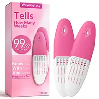 2 Stück Pregnancy Test, Pregnancy Test für Früherkennung einer Schwangerschaft, Einzeln versiegelte Verpackung Frühschwangerschafts,Zuverlässig und Einfach