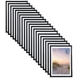 Ideal Trend Bilderrahmen Set schwarz 21x29,7 cm 20 St.