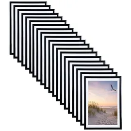 Ideal Trend Bilderrahmen Set schwarz 21x29,7 cm 20 St.