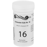 HOMOEOPATHIEFUCHS Schüssler-Salz Nummer 16 Lithium chloratum D6 Biochemie