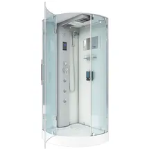 AcquaVapore D37-10L0 Dusche Duschtempel Komplett Duschkabine 90x90