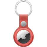Apple AirTag Feingewebe Schlüsselanhänger koralle