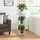 [en.casa] Blumenständer Altena 94,5x27x27 cm Hellblau [en.casa]