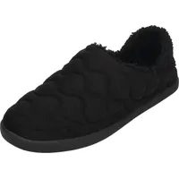 TOMS Ezra 10020151 Black Quilted Felt 4008 - Schwarz