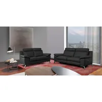 Calia Italia 2-Sitzer CALIA ITALIA "Roby italienisches Designsofa mit exzellentem Sitzkomfort", grau (grigio scuro), B:172cm H:95cm T:96cm, Sofas, mit erstklassigem Lederbezug