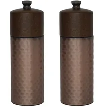 Olympia Salz- und Pfeffermühlen 15 cm Braun befüllt