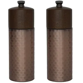 Olympia Salz- und Pfeffermühlen 15 cm Braun befüllt