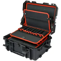 HMF Outdoor Werkzeugkoffer leer 46,5 x 36 x 20,5 cm schwarz