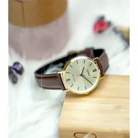 Casio LTP-VT01GL-9B Leder 28 mm LTP-VT01GL-9B