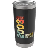 2003 Limited Edition Juni 2003 Retro 2003 Vintage Jahr 2003 Doppelwandiger Edelstahl-Thermobecher