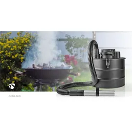 Nedis Aschesauger Aluminium 18 l 800 W Schwarz
