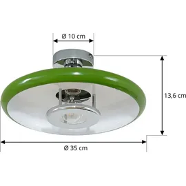 LINDBY Branford 1 x 15 W dimmbar grün Metall