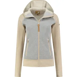 Outdoor Weste - Mit Kapuze - Damen - Clara beige S