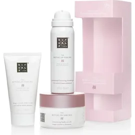 RITUALS The Ritual of Sakura Geschenkset Trial Set Body Scrub 125 g + Body Cream 70 ml + Duschschaum 50 ml