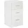 Wohnling Nachtschrank FOGGIA 37,5 x 68 x 35 cm Weiß