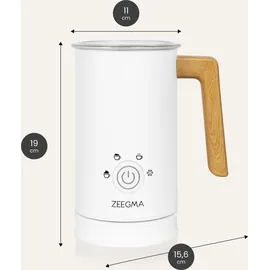 Zeegma Milchaufschäumer weiß