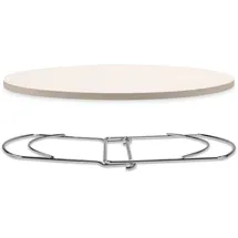 Brunner Pizzastein Ø 34 cm weiß