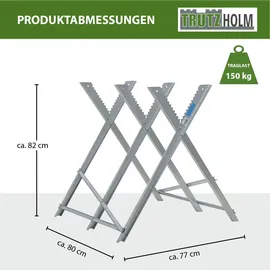 Trutzholm Holzsägebock klappbar 82x80x77 cm
