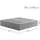 home collective Boxspringbett 200 x 200 cm H2 Grau