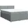 vidaXL Boxspringbett 140 x 200 cm Hellgrau
