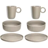 LEONARDO ROMA Geschirrset Keramik beige
