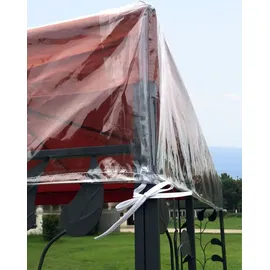 Quick Star Pavillon Schutzhaube 3x3m Wasserdicht Transparent