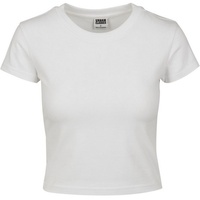 URBAN CLASSICS Stretch Jersey Cropped Tee T Shirt, Weiß,