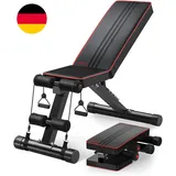 YOLEO Klappbare Hantelbank Multifunktion Training Fitness Bank Bauchtrainer Schr
