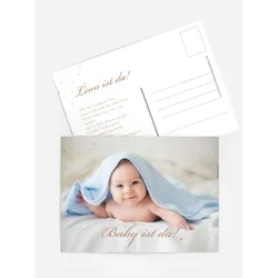 Dankeskarten Geburt selbst gestalten mit Spruch und Fotos im Onlinedesigner bei Meine-Kartenmanufaktur.de