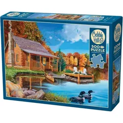 COBBLE HILL 3845067 Puzzle 500 Teile Loon Lake