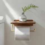 Toilettenpapierhalter, Wandhalterung Ohne Bohren, Toilettenpapierbox, Handy-toilettenpapierhalter, Holzständer