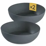 PiuPet PiuPet® Hundenapf-Set 1,6L grau