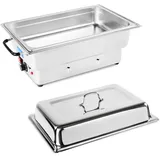 Royal Catering Chafing Dish - 1600 W - GN 1/1 Behälter - 100 mm RCCD-1/1-100-ES-E