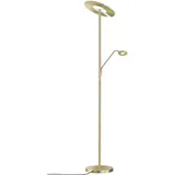 Fischer & Honsel LED Deckenfluter Dent messingfarben, 180 cm, CCT,