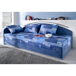Schlafsofa MAINTAL, blau, B:198cm H:86cm T:84cm, Sofas