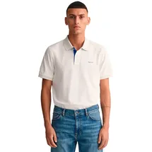 GANT Reg Contrast Pique Kurzarmshirt beige L