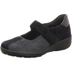 Semler Damen Slipper bequem Birgit in blau