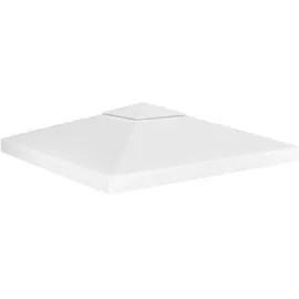 vidaXL Pavillon-Dachplane mit Kaminabzug 3 x 3 m Weiß